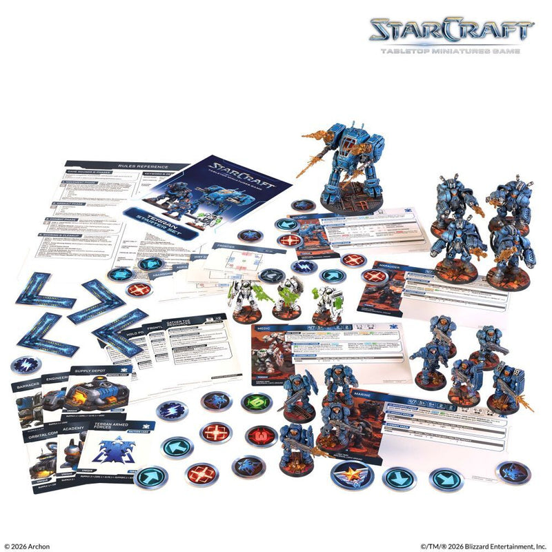 Starcraft Miniatures Games: Terran Starter Set *ARRIVING SOON*