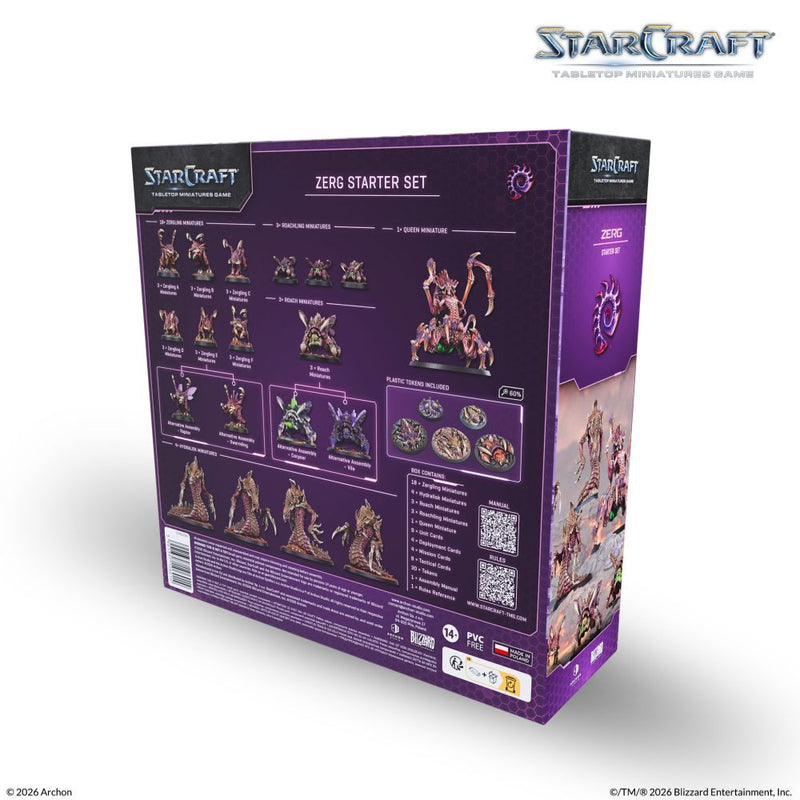 Starcraft Miniatures Games: Zerg Starter Set *ARRIVING SOON*