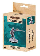 Pathfinder Battles: Legendary Cuts - Female Elf Rogue Miniature