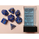 Chessex Vortex Blue/gold Polyhedral 7-Die Set (CHX 27436)