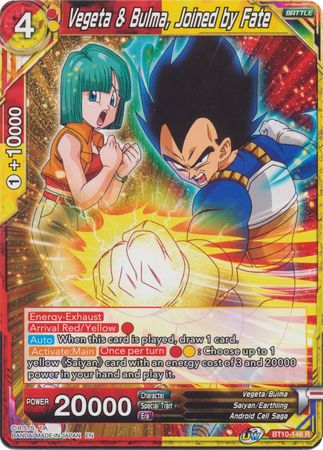 Vegeta & Bulma, Joined by Fate (BT10-146) [Rise of the Unison Warrior]
