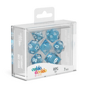 Oakie Doakie Speckled Light Blue Polyhedral 7-Die Set