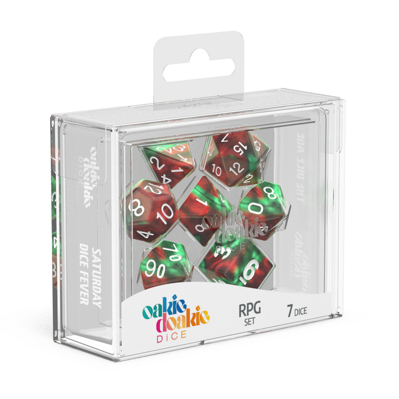Oakie Doakie Gemidice Bloody Jungle Polyhedral 7-Die Set