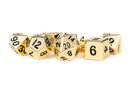 MDG Polyhedral Metal Dice Set: Gold 16mm