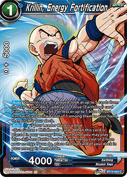 Krillin, Energy Fortification (Common) (BT13-043) [Supreme Rivalry]