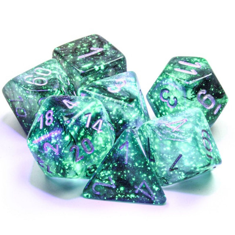 Chessex Borealis Light Smoke/silver Polyhedral 7-Die Set (CHX 27578)