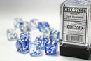 Chessex Nebula Dark Blue/white 16mm d6 Dice (CHX 27666)