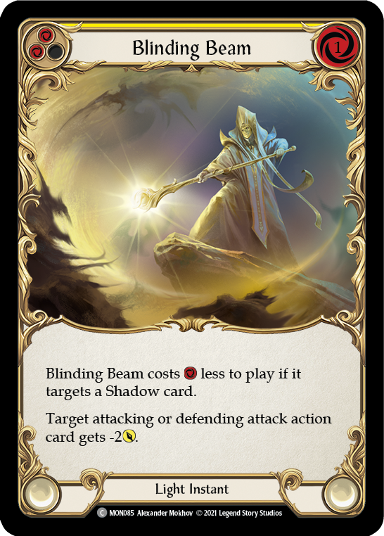 Blinding Beam (Yellow) [MON085] (Monarch)  1st Edition Normal