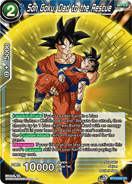 Son Goku, Dad to the Rescue (Uncommon) (BT13-035) [Supreme Rivalry]