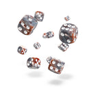 Oakie Doakie Gemidice Silver-Rust 12mm d6 Dice
