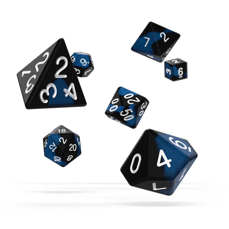 Oakie Doakie Glow in the Dark Deep Ocean Polyhedral 7-Die Set