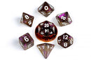 MDG Mini Polyhedral Dice Set - Stardust Supervolcano