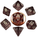 MDG Mini Polyhedral Dice Set - Ethereal Black