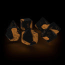 Oakie Doakie Glow in the Dark Lava Polyhedral 7-Die Set