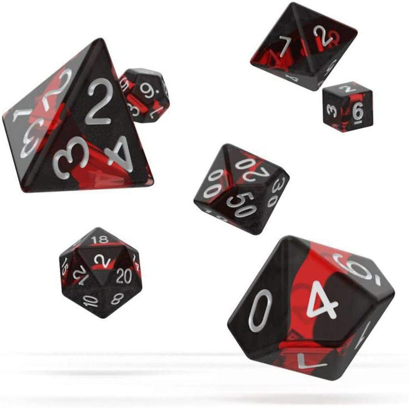 Oakie Doakie Enclave Ruby Polyhedral 7-Die Set