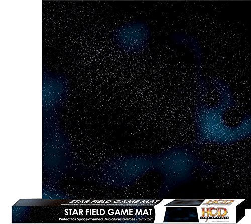 HC&D Game Supplies: Star Field Game Mat - 36"x36"