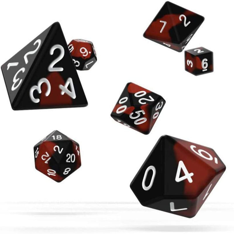 Oakie Doakie Glow in the Dark Lava Polyhedral 7-Die Set