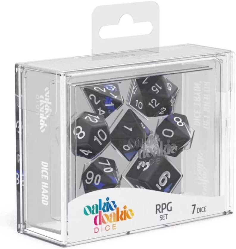 Oakie Doakie Enclave Sapphire Polyhedral 7-Die Set