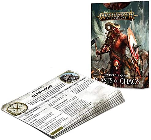 Warscroll Cards: Beasts of Chaos (2018)