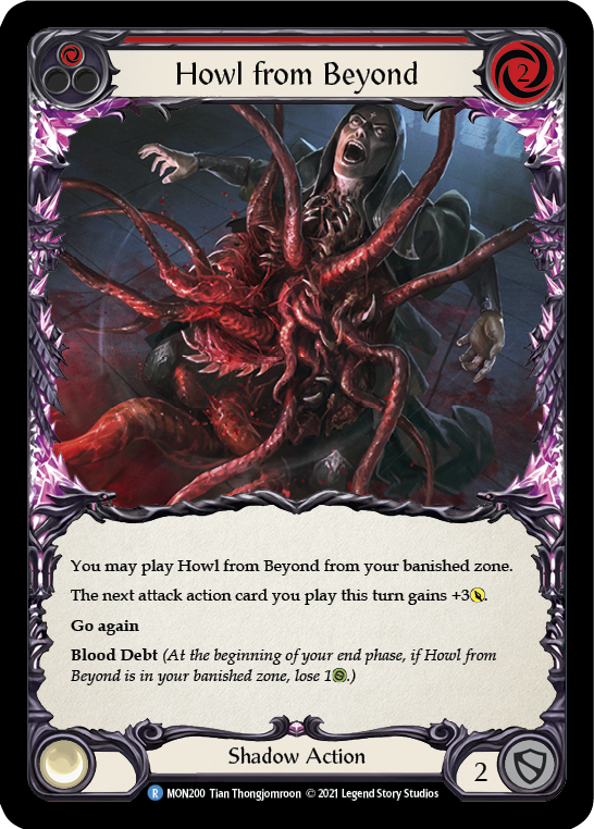 Howl from Beyond (Red) [MON200] (Monarch)  1st Edition Normal