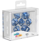 Oakie Doakie Marble Blue Polyhedral 7-Die Set