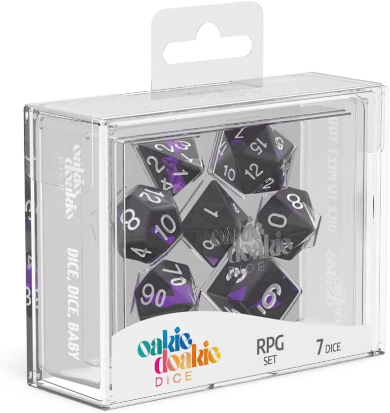 Oakie Doakie Enclave Amethyst Polyhedral 7-Die Set