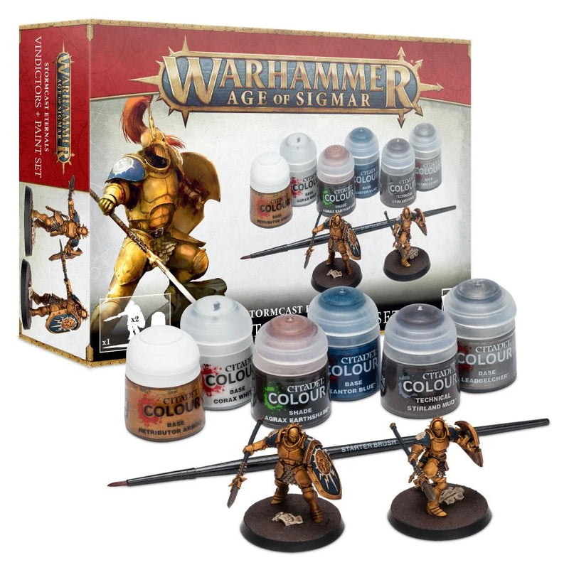 Warhammer Age of Sigmar: Vindicators + Paints Set