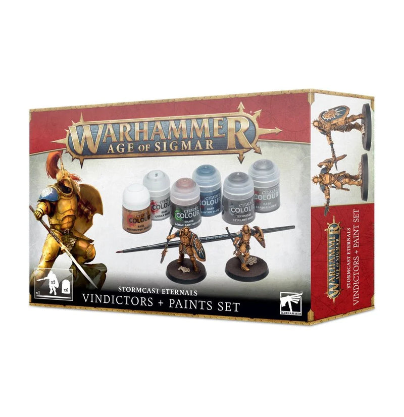 Warhammer Age of Sigmar: Vindicators + Paints Set