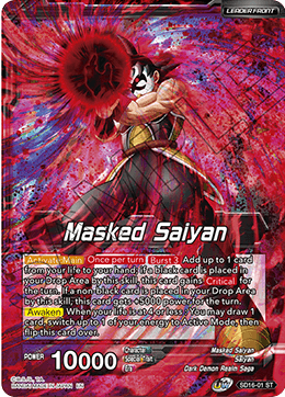 Masked Saiyan (Starter Deck - Darkness Reborn) (SD16-01) [Cross Spirits]