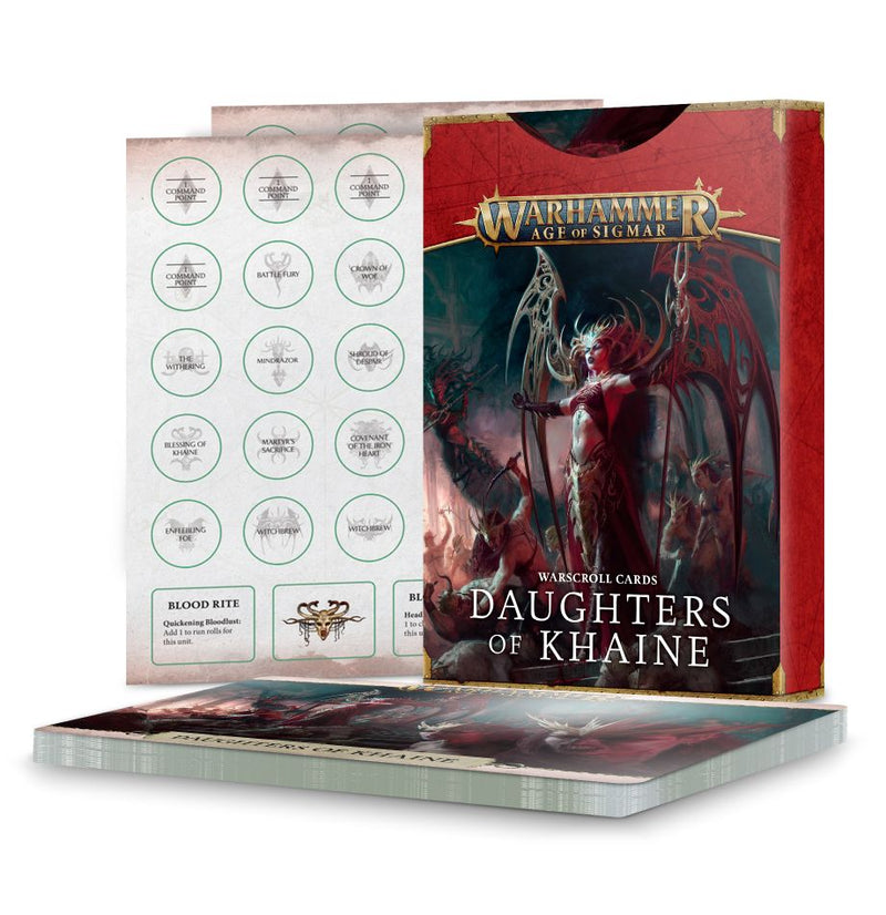 Warscroll Cards: Daughters of Khaine (2022)