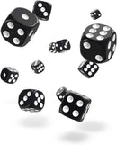 Oakie Doakie Solid Black 12mm d6 Dice