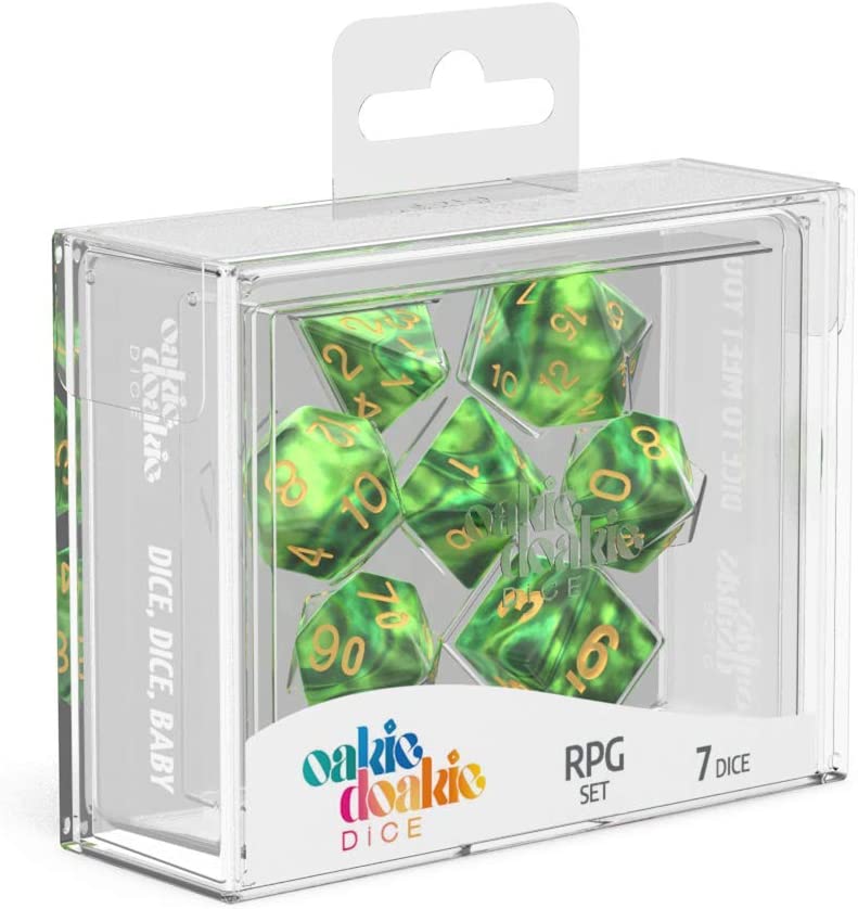 Oakie Doakie Gemidice Jungle Polyhedral 7-Die Set