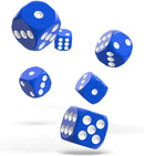 Oakie Doakie Solid Blue 16mm d6 Dice
