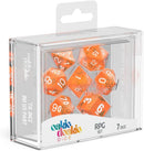 Oakie Doakie Translucent Orange Polyhedral 7-Die Set