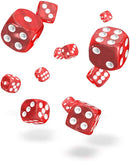 Oakie Doakie Marble Red 12mm d6 Dice