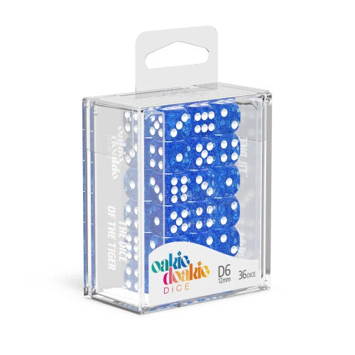 Oakie Doakie Speckled Blue 12mm d6 Dice