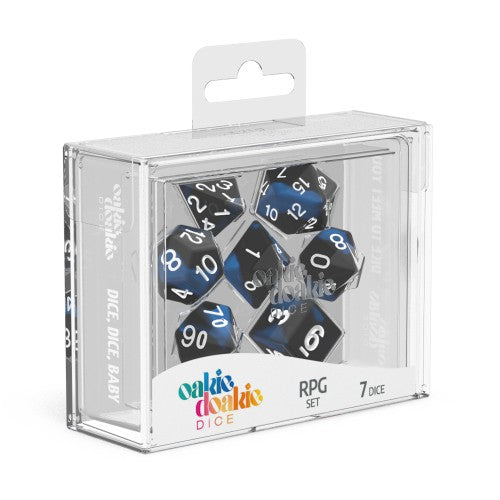 Oakie Doakie Glow in the Dark Deep Ocean Polyhedral 7-Die Set