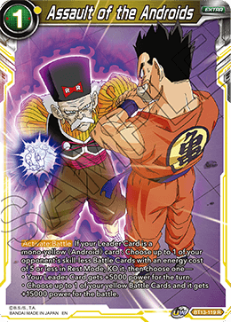 Assault of the Androids (Rare) (BT13-119) [Supreme Rivalry]