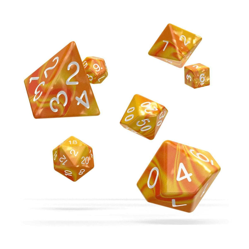 Oakie Doakie Gemidice Sunstone Polyhedral 7-Die Set