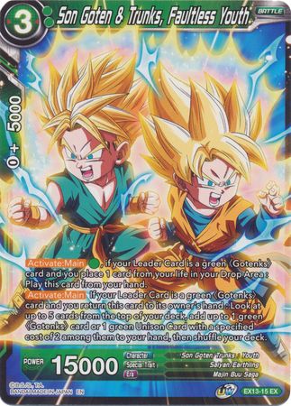 Son Goten & Trunks, Faultless Youth (EX13-15) [Special Anniversary Set 2020]