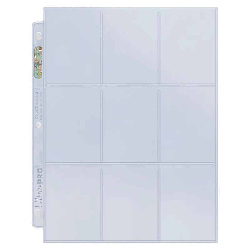 Ultra PRO Platinum Series 9-Pocket Page