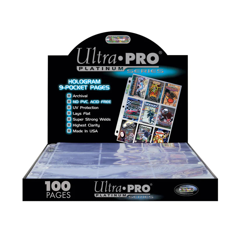 Ultra PRO Platinum Series 9-Pocket Page Box (100)