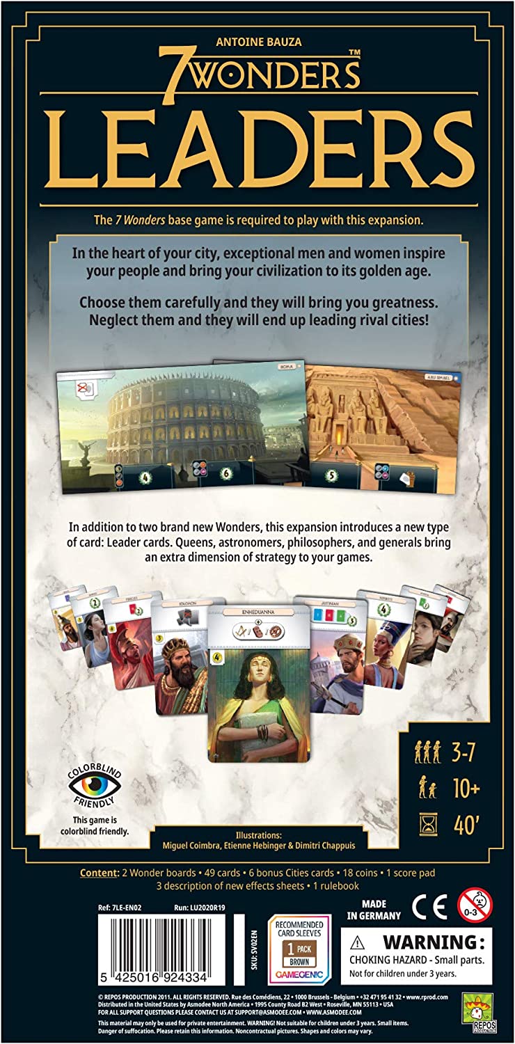 7 Wonders: Leaders Expansion