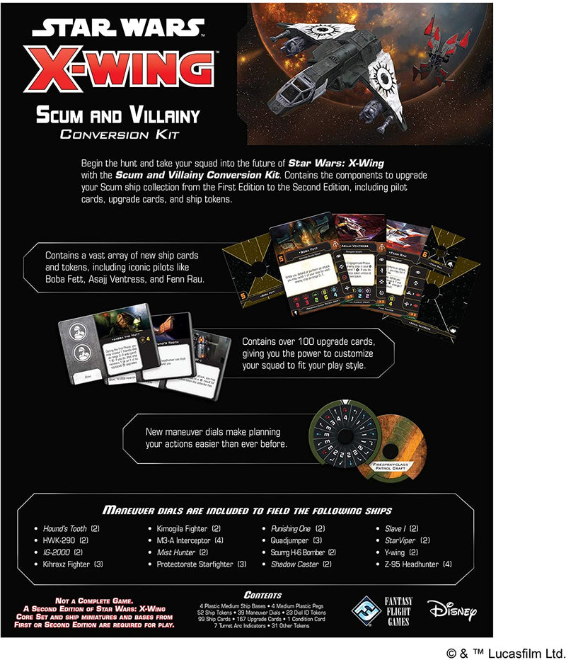 Star Wars X-Wing: Scum and Villainy Conversion Kit