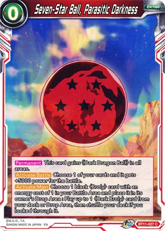 Seven-Star Ball, Parasitic Darkness (BT11-027) [Vermilion Bloodline]