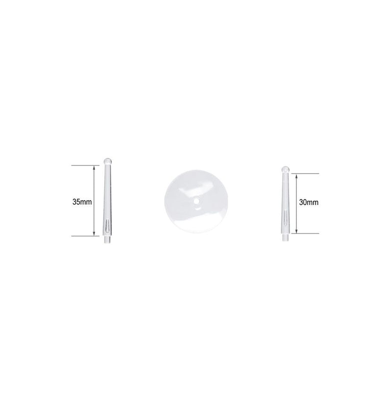 Citadel 32m Ball Top Flying Stems and Bases