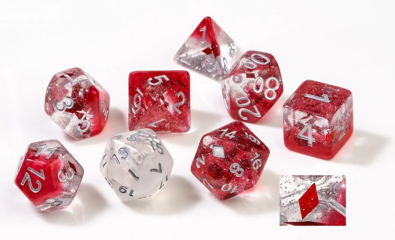 Sirius Dice Diamonds 8 Piece Polyhedral Dice Set