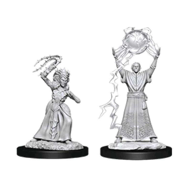 D&D Nolzur's Marvelous Miniatures Drow Mage & Drow Priestess