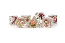 MDG Resin Poly Dice Set - Rose Dice