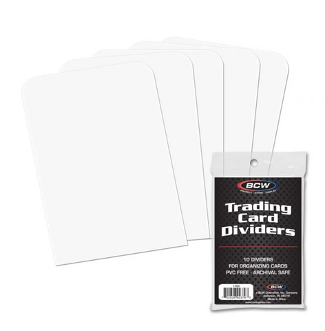 BCW Card Dividers (10) - Standard Size